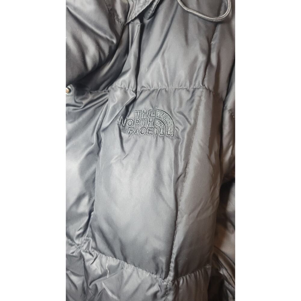 The North Face Women’s Black Hooded Long Down Puffer Coat Jacket Size M - Picture 5 of 12